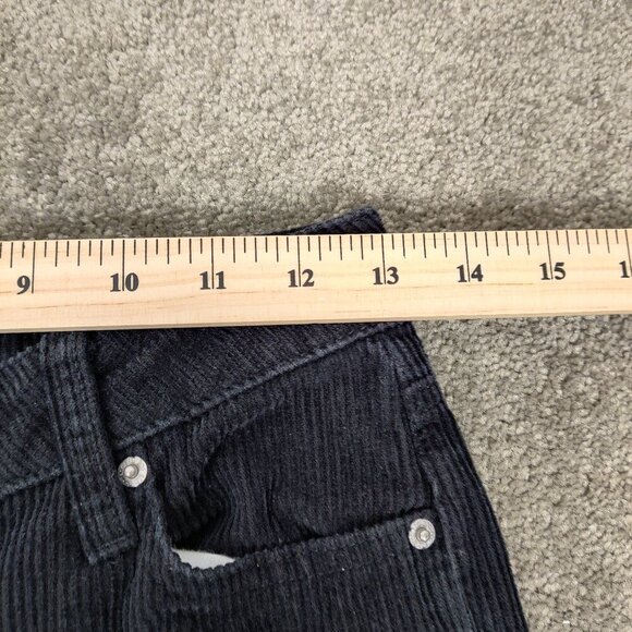 BDG Mom High Rise Women's Corduroy Pants in Black Size 25 Winter 100% Cotton - Picture 8 of 11
